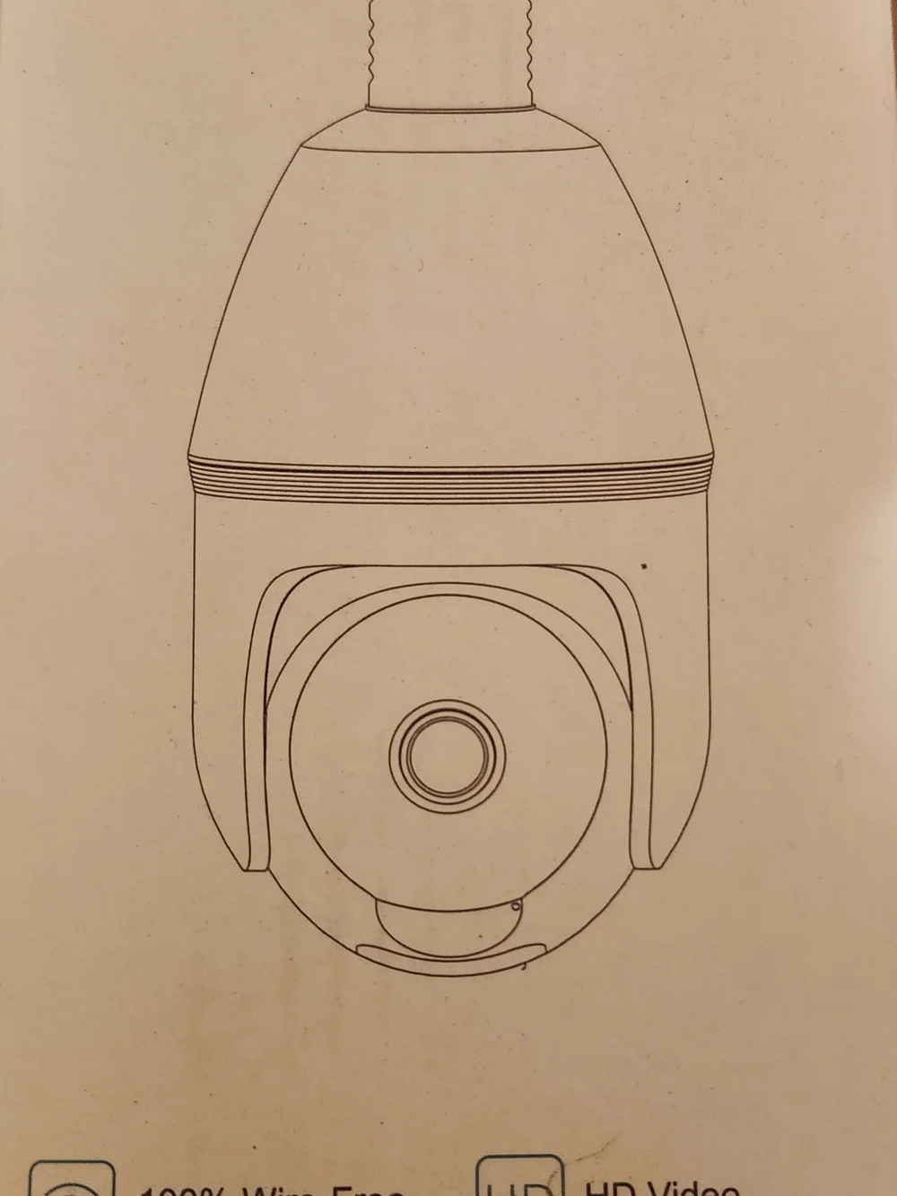 Smart PTZ Camera - Cream Finish